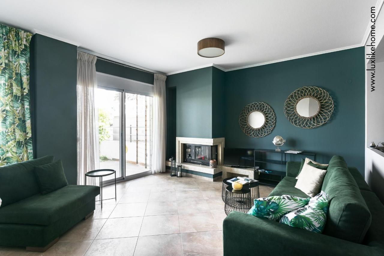 #Luxlikehome - Mediterranee Beachfront Summer House Kalyves Polygyrou Exterior foto